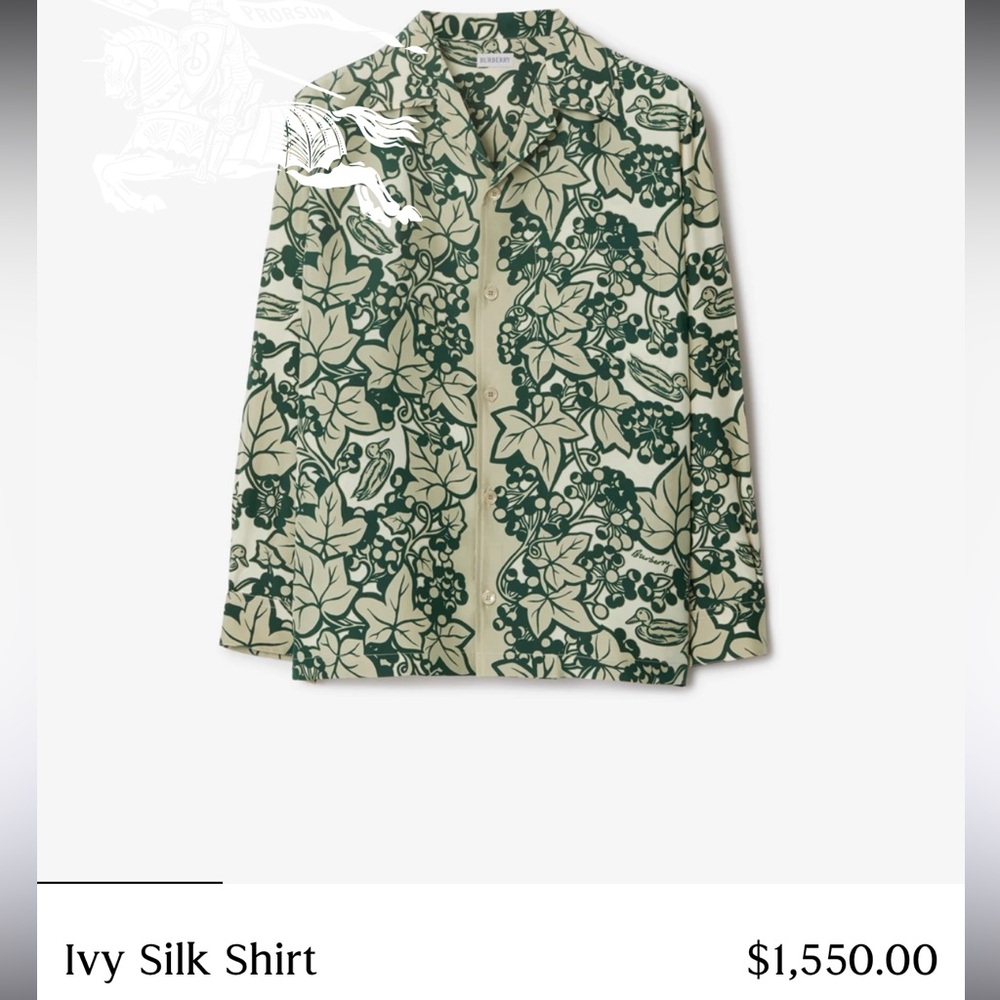 ✨Burberry women’s silk top✨